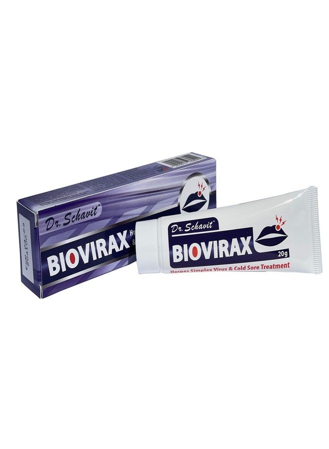 DR. SCHAVIT BioVirax Cold Sore Treatment – Natural Healing Cream, Prevent Spread of Cold Sores – Home Remedy, Easy Application 20 mg - Image 1